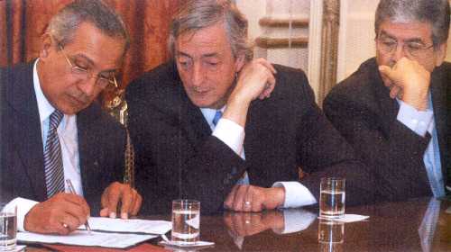 Masa, Kirchner y Fernndez