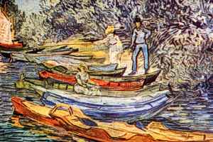"Barcos en el ro" - Vincent Van Gogh