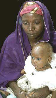 Amina Lawal y su beb.