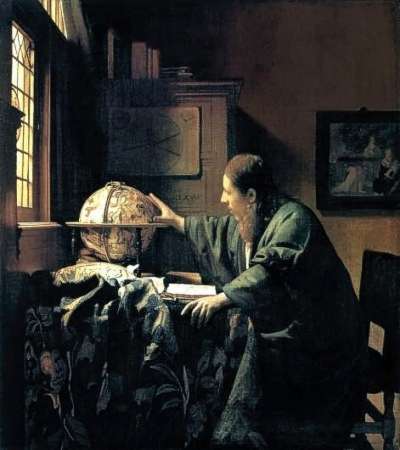 "El astrnomo" de Johannes Vermeer (1668) - Museo del Louvre